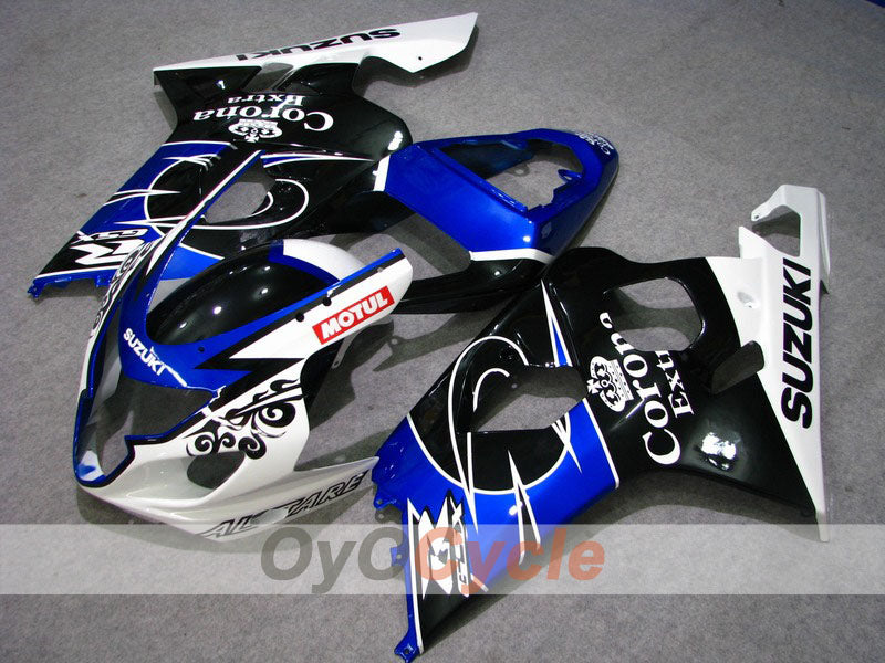 Injection Fairing kit for 04-05 GSX R750 - Blue, Black - Corona #OYO87901246 Main image