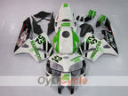 Injection Fairing kit for 05-06 CBR600RR - Green, White, Black - HANN Spree #OYO87900250