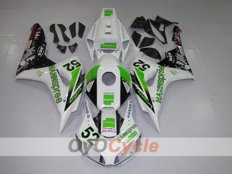 Injection Fairing kit for 06-07 CBR1000RR - White, Black - HANN Spree #OYO87902852