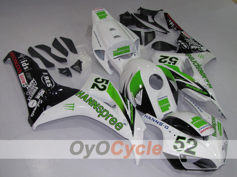 Injection Fairing kit for 06-07 CBR1000RR - White, Black - HANN Spree #OYO87902852