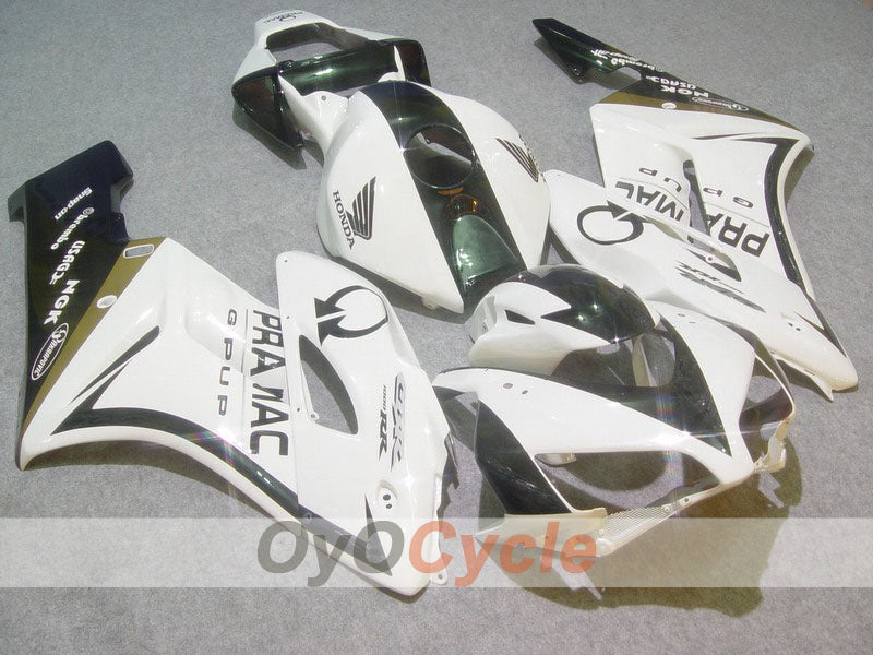 Injection Fairing kit for 04-05 CBR1000RR - White, Black - PRAMAC #OYO87900525 Main image