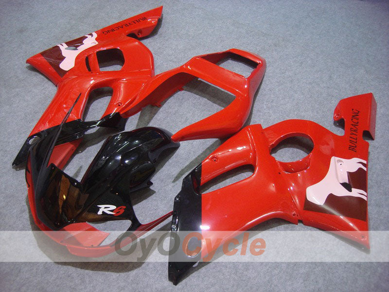 Injection Fairing kit for 98-02 YZF-R6 - Red, Black - Factory Style #OYO87901007 Main image