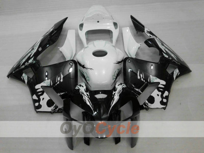 Injection Fairing kit for 05-06 CBR600RR - White, Black - Factory Style #OYO87900292