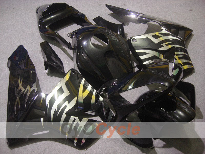 Injection Fairing kit for 03-04 CBR600RR - Black, Silver - Factory Style #OYO87902569
