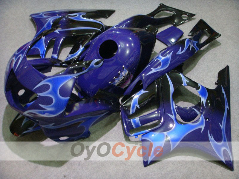 Injection Fairing kit for 95-96 CBR600F3 - Blue, Black - Flame #OYO87900019