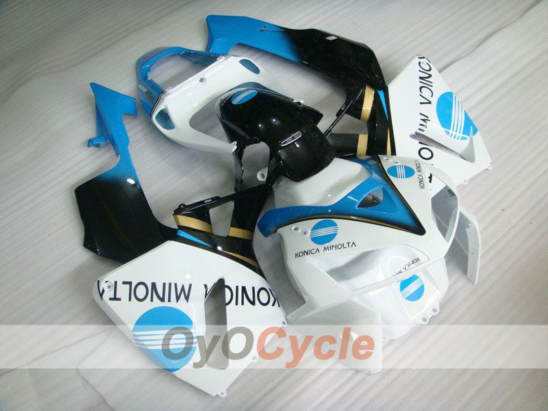 Injection Fairing kit for 05-06 CBR600RR - White, Black - Konica Minolta #OYO87900259 Main image