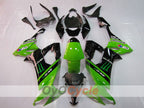 Injection Fairing kit for 08-10 NINJA ZX-10R - Green, Black - Monster #OYO87901650