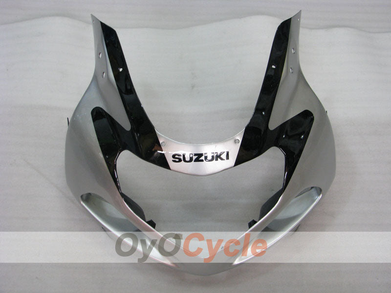 Injection Fairing kit for 01-03 GSX R600 - Black, Silver - Factory Style #OYO87901128
