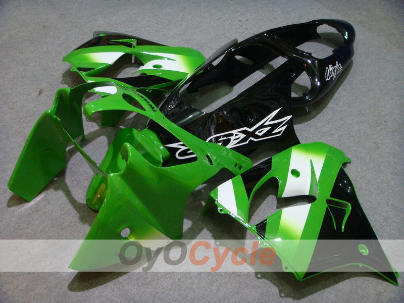 Fairing kit for 00-01 NINJA ZX-9R - Green, Black - Factory Style #OYO87903040 Main image