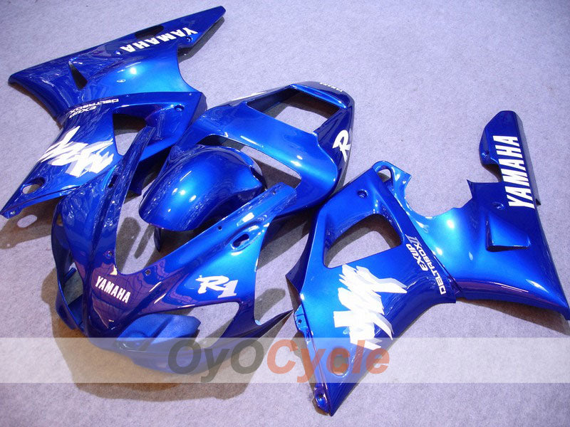 Injection Fairing kit for 98-99 YZF-R1 - Blue, White - Factory Style #OYO87900755 Main image