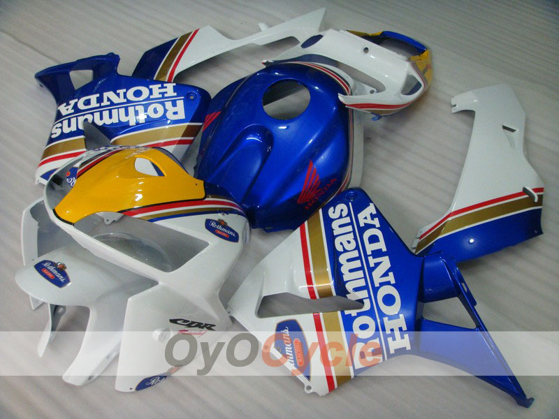 Injection Fairing kit for 05-06 CBR600RR - Blue, White - Rossi #OYO87900346 Main image