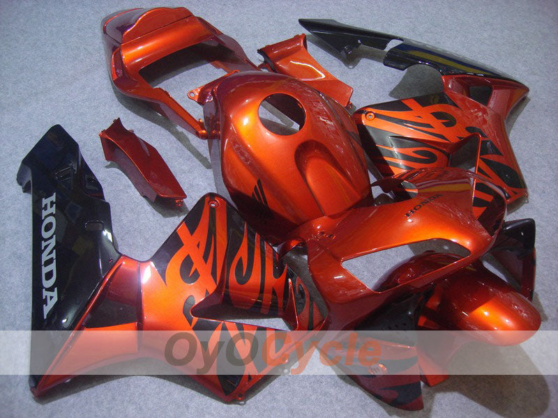 Injection Fairing kit for 03-04 CBR600RR - Orange, Black - Factory Style #OYO87902571 Main image