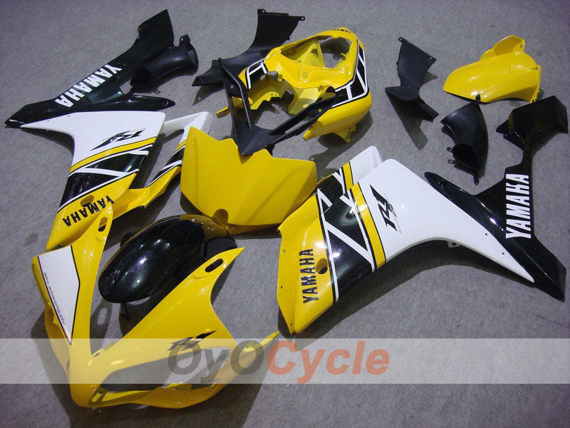 Injection Fairing kit for 07-08 YZF-R1 - Yellow, Black - Factory Style #OYO87900871