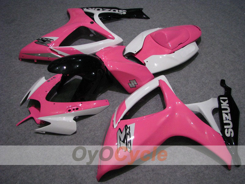 Injection Fairing kit for 06-07 GSX R600 - White, Pink - Factory Style #OYO87901594