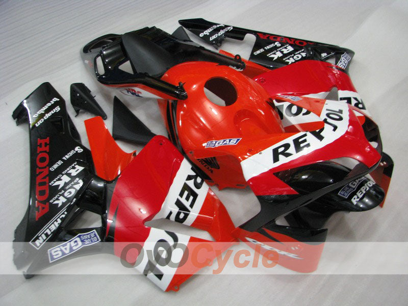 Injection Fairing kit for 03-04 CBR600RR - Red, Black - Repsol #OYO87902589 Main image