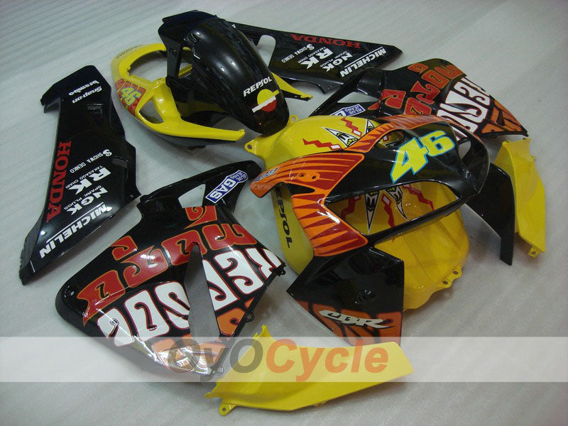 Injection Fairing kit for 05-06 CBR600RR - Yellow, Black - MICHELIN, RK, Rossi #OYO87900341