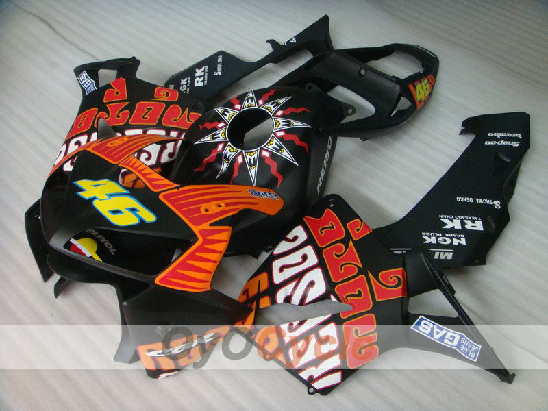 Injection Fairing kit for 05-06 CBR600RR - Black, Matte - Rossi #OYO87900343