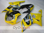 Injection Fairing kit for 01-03 GSX R600 - Yellow, Black - Factory Style #OYO87905093