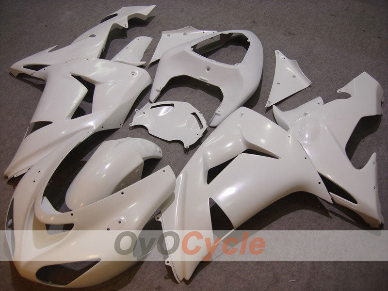 Injection Fairing kit for 06-07 NINJA ZX-10R - White - Factory Style #OYO87901567