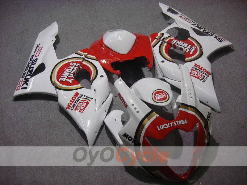 Injection Fairing kit for 05-06 GSX R1000 - Red, White - Lucky Strike, MICHELIN, MOTUL #OYO87901977