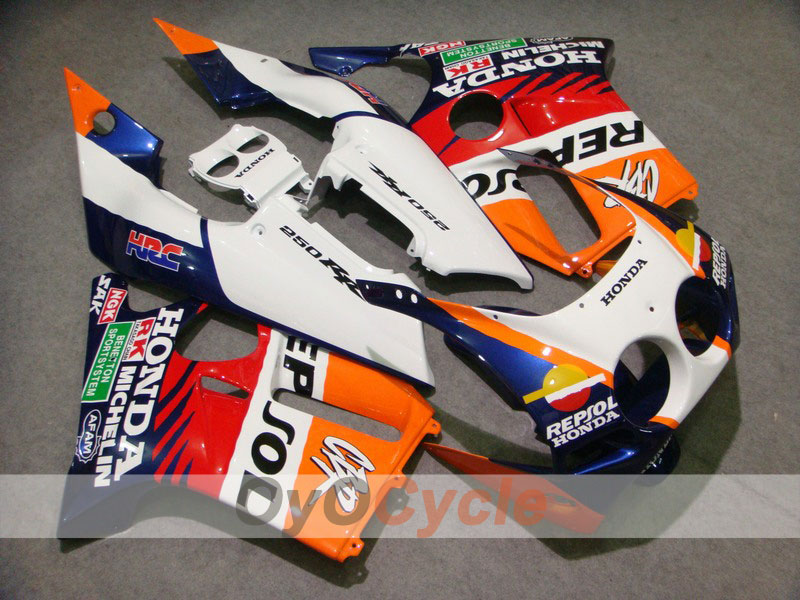 Injection Fairing kit for 88-89 CBR250RR - Red, White - Repsol #OYO87902907 Main image