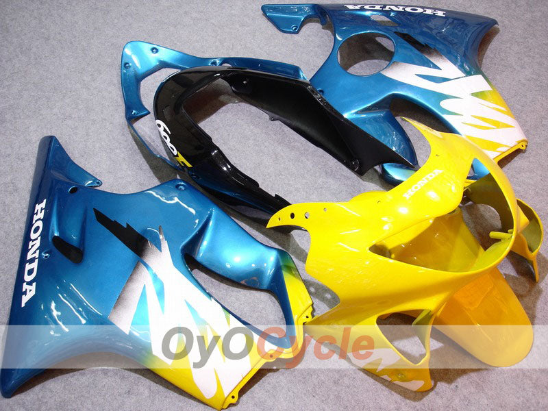 Injection Fairing kit for 99-00 CBR600F4 - Yellow, Blue - Factory Style #OYO87900118 Main image