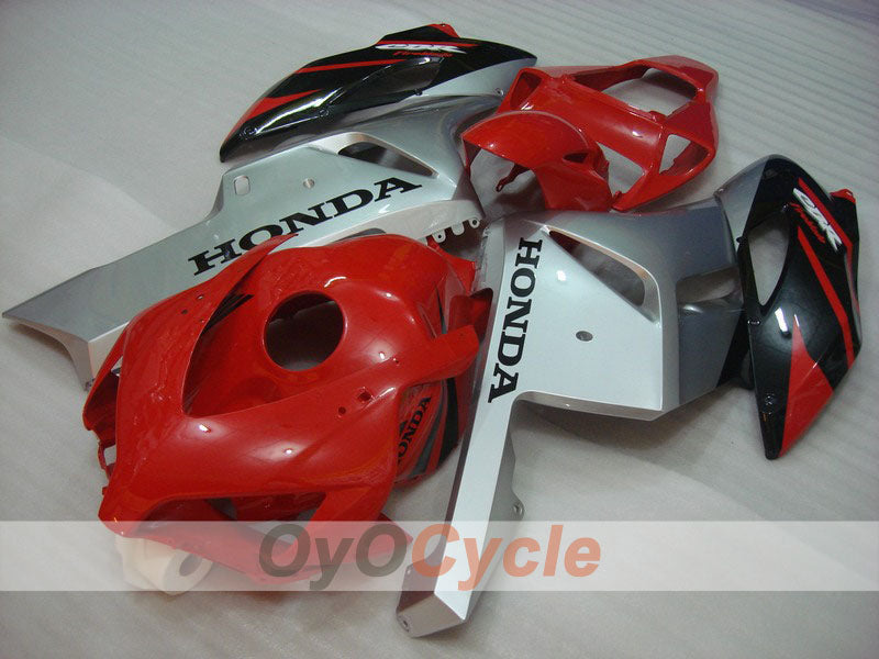 Injection Fairing kit for 04-05 CBR1000RR - Red, Silver - Fireblade #OYO87900475