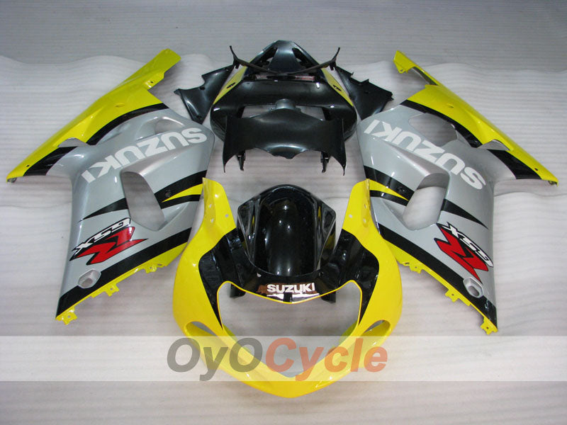 Injection Fairing kit for 00-03 GSX R750 - Yellow, Black - Factory Style #OYO87901076