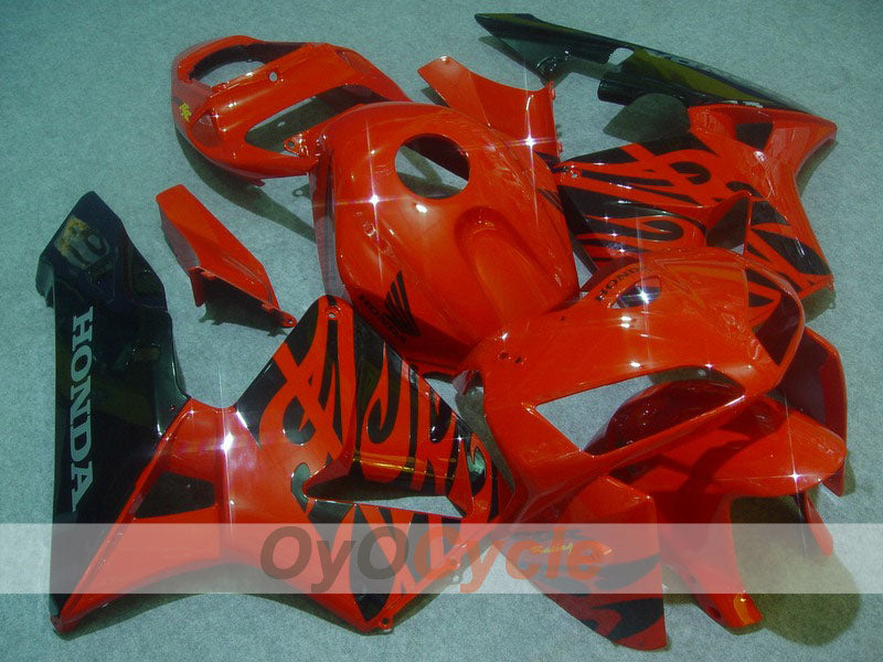 Injection Fairing kit for 05-06 CBR600RR - Red, Black - Factory Style #OYO87900294 Main image
