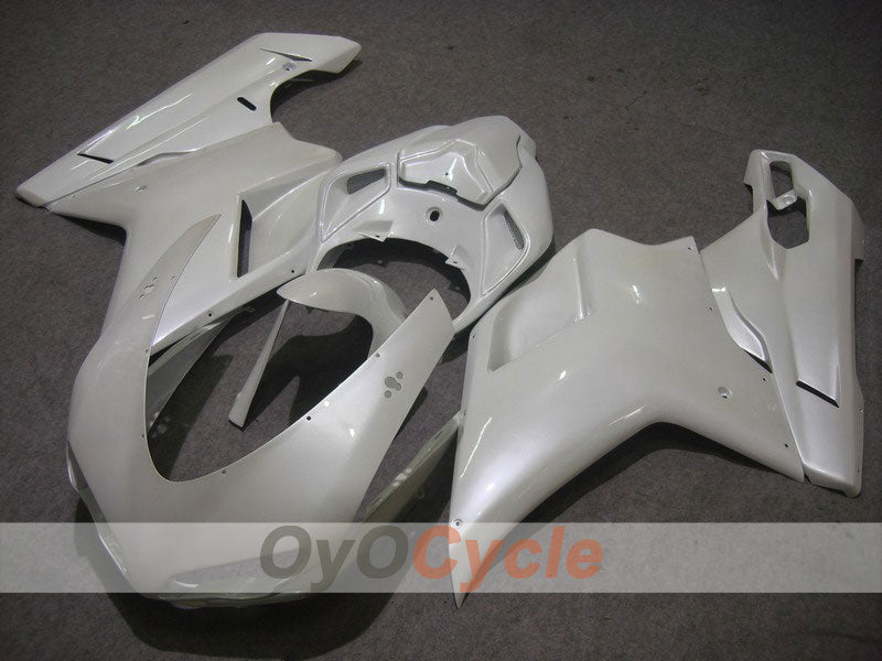 Injection Fairing kit for 09-11 Ducati 1198 - White - Factory Style #OYO87902332 Main image