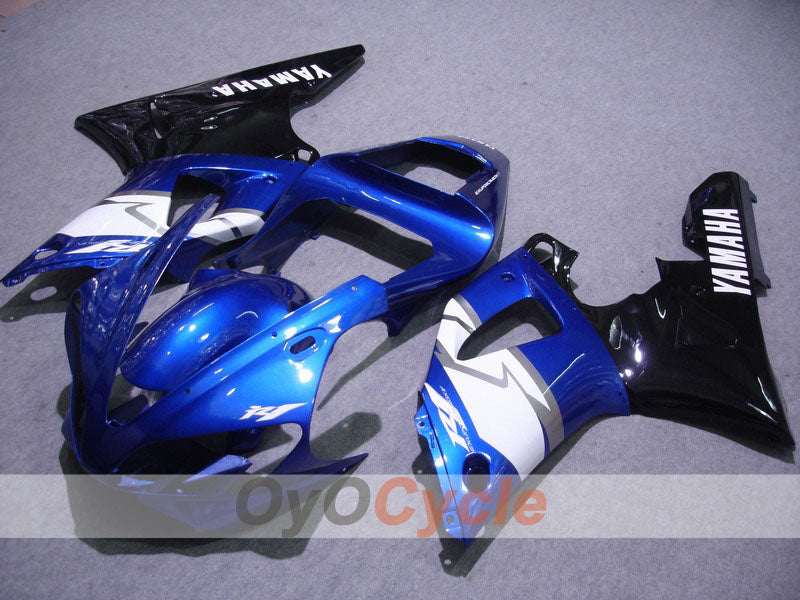 Injection Fairing kit for 00-01 YZF-R1 - Blue, White - Factory Style #OYO87900780