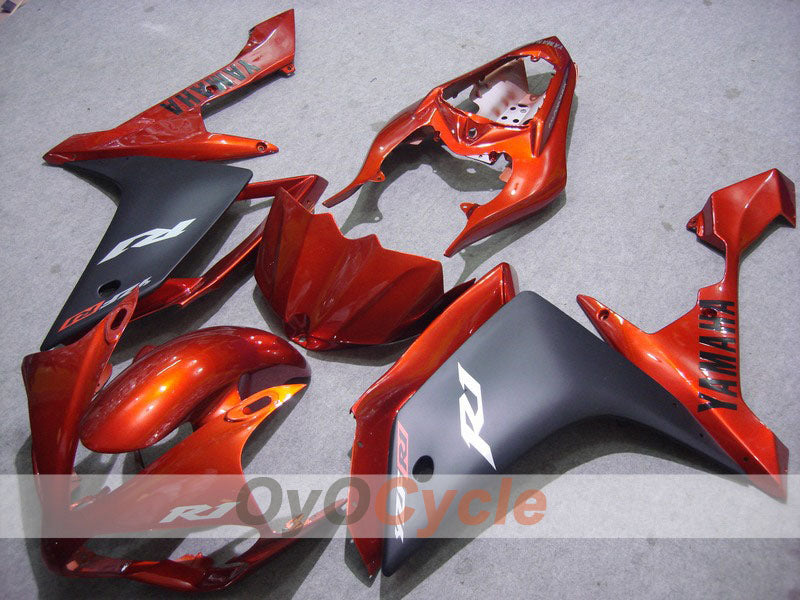 Injection Fairing kit for 07-08 YZF-R1 - Red, Black, Matte - Factory Style #OYO87900872