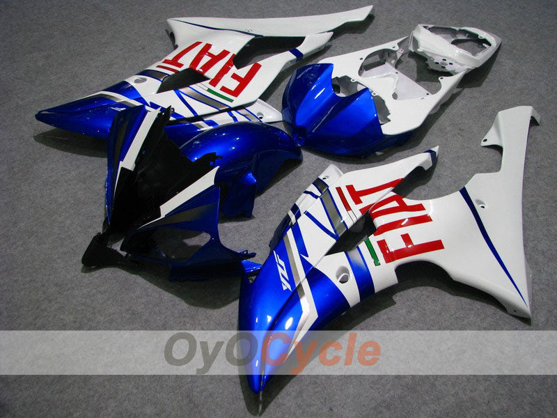 Injection Fairing kit for 08-16 YZF-R6 - Blue, White - FIAT #OYO87900959 Main image