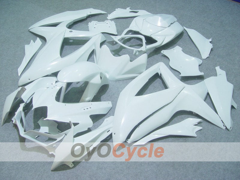 Injection Fairing kit for 08-10 GSX R600 - White - Factory Style #OYO87901620 Main image