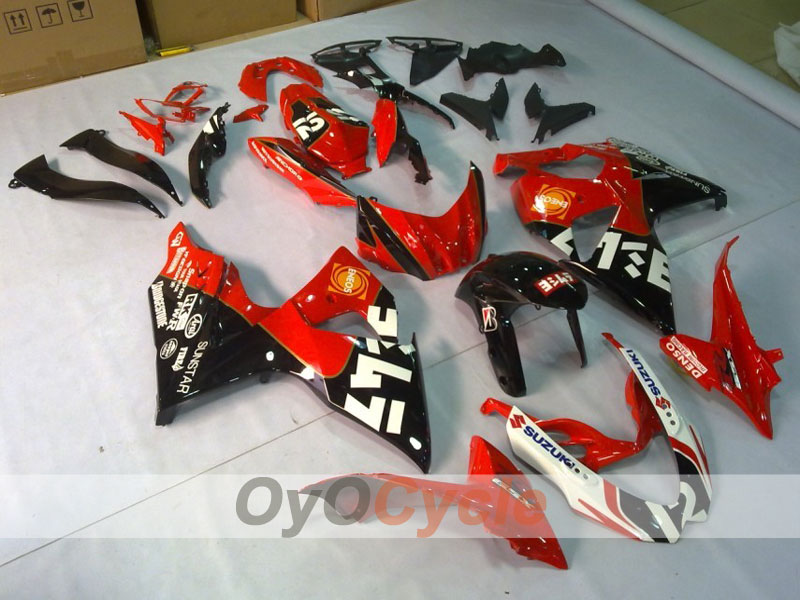 Injection Fairing kit for 09-16 GSX R1000 - Red, Black - Factory Style #OYO87902869