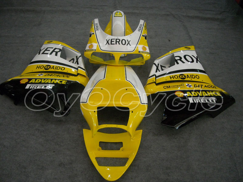 Injection Fairing kit for 99-02 Ducati 996 - Yellow, White - Xerox #OYO87902237 Secondary image