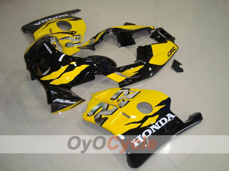 Injection Fairing kit for 90-94 CBR250RR - Yellow, Black - Fireblade #OYO87902943 Main image