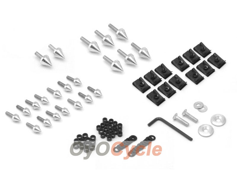 Fairing Screw Bolts for 98-02 Kawasaki Ninja ZX6R - Silver #OYO87903360 Main image