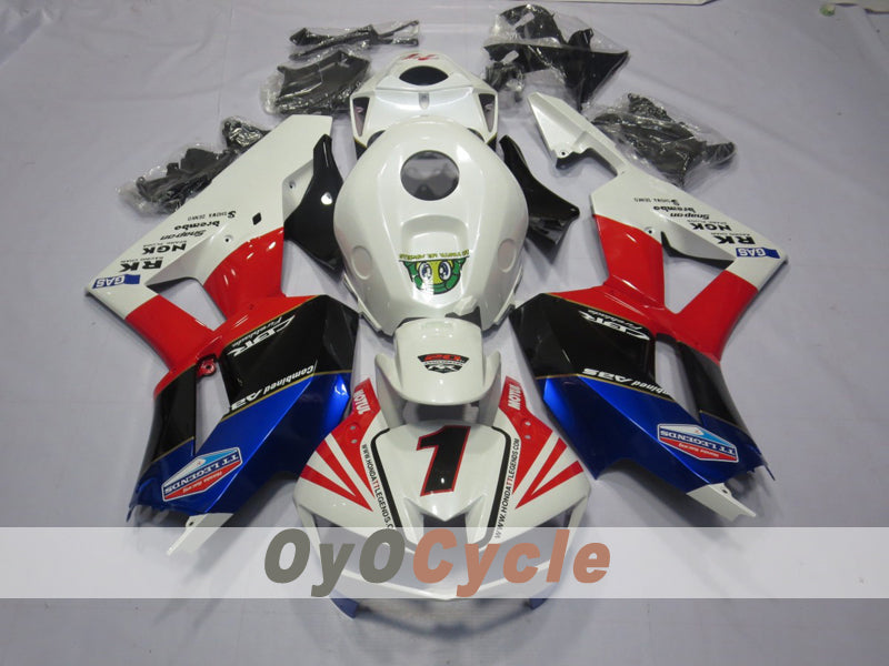 Injection Fairing kit for 13-20 CBR600RR - Red, Blue, White - Others #OYO87914562 Main image