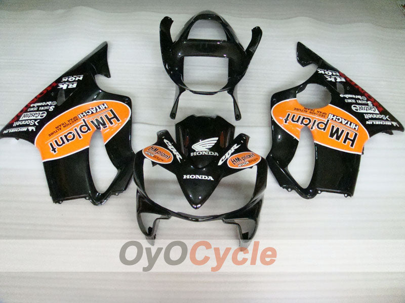 Injection Fairing kit for 01-03 CBR600F4i - Orange, Black - HM Plant #OYO87900158