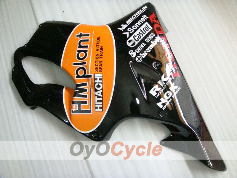 Injection Fairing kit for 01-03 CBR600F4i - Orange, Black - HM Plant #OYO87900158