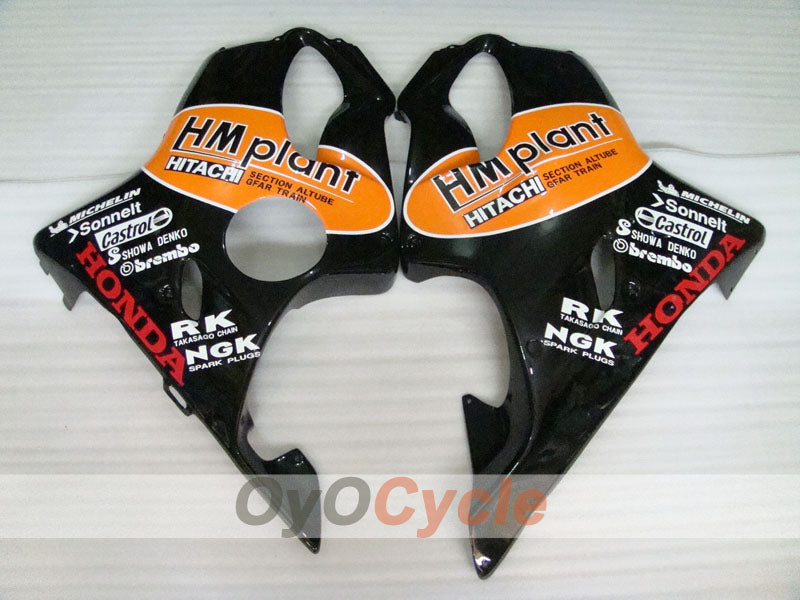 Injection Fairing kit for 01-03 CBR600F4i - Orange, Black - HM Plant #OYO87900158