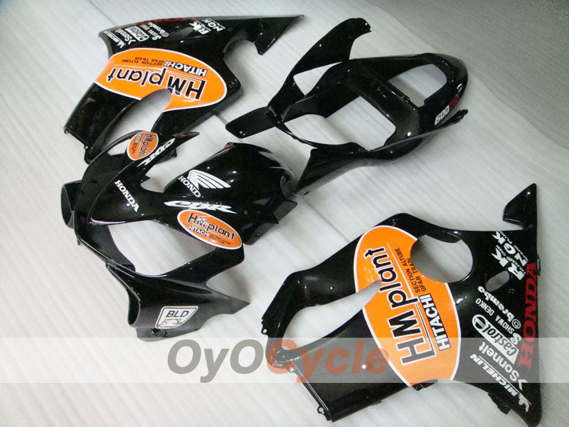Injection Fairing kit for 01-03 CBR600F4i - Orange, Black - HM Plant #OYO87900158