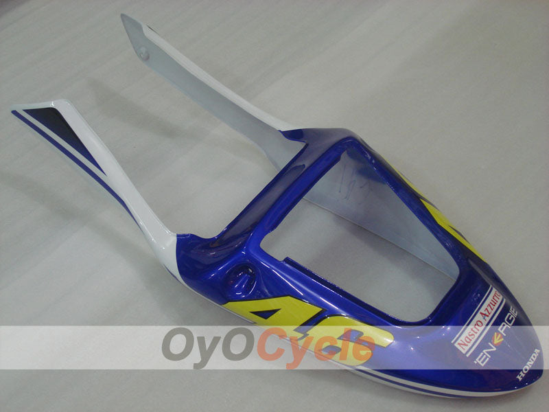 Injection Fairing kit for 01-03 CBR600F4i - Yellow, White - MICHELIN, Nastro Azzurro #OYO87900165
