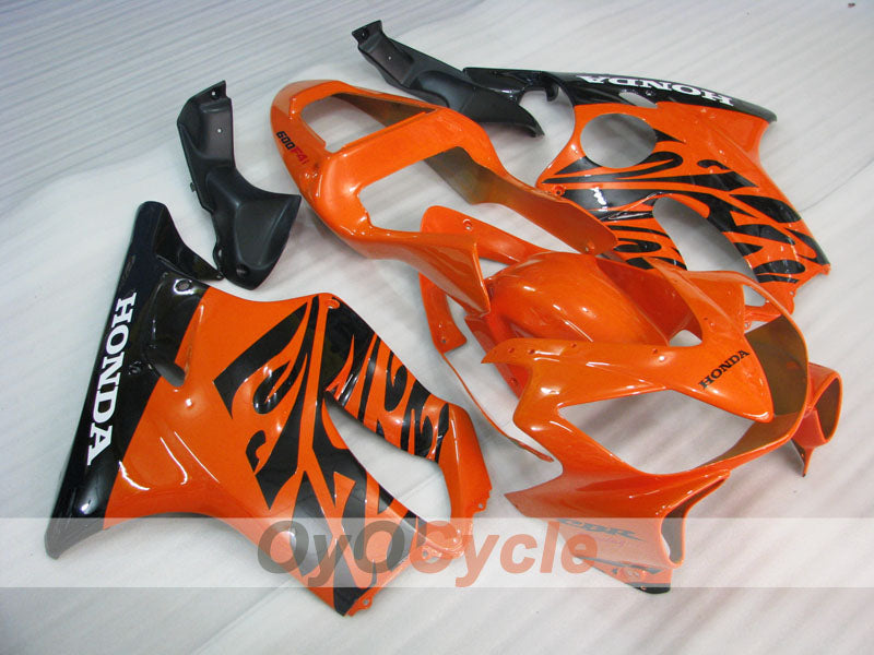 Injection Fairing kit for 01-03 CBR600F4i - Orange, Black - Factory Style #OYO87900167