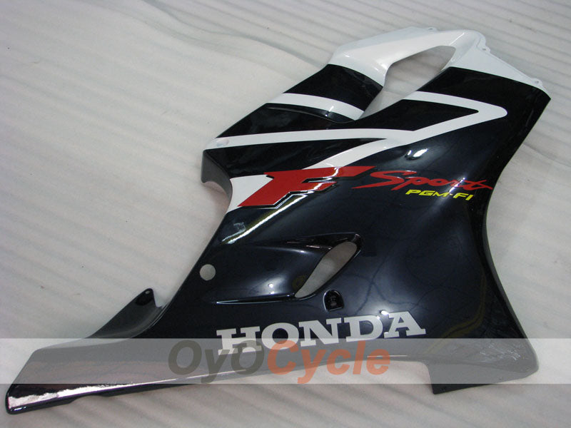 Injection Fairing kit for 01-03 CBR600F4i - White, Black - Factory Style #OYO87900168
