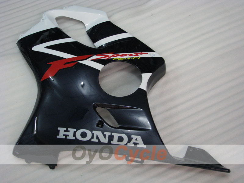 Injection Fairing kit for 01-03 CBR600F4i - White, Black - Factory Style #OYO87900168