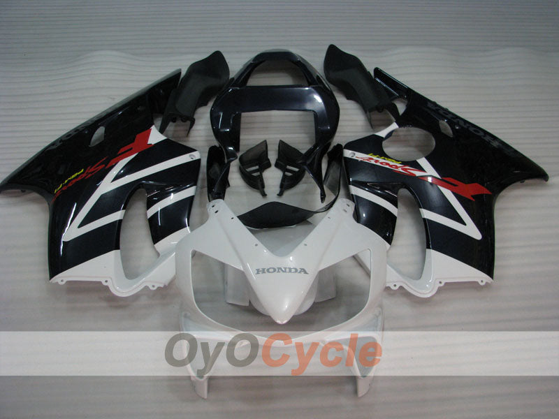 Injection Fairing kit for 01-03 CBR600F4i - White, Black - Factory Style #OYO87900168 Secondary image