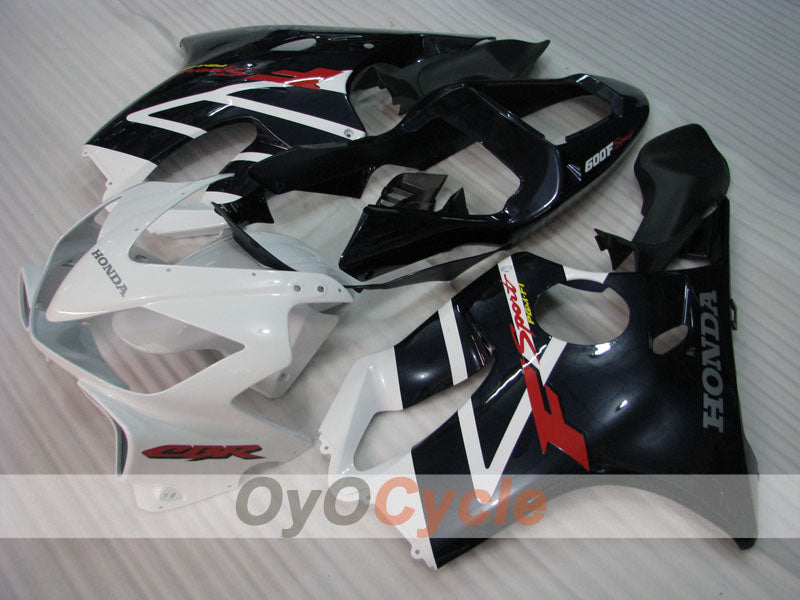 Injection Fairing kit for 01-03 CBR600F4i - White, Black - Factory Style #OYO87900168
