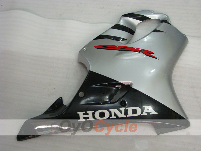 Injection Fairing kit for 01-03 CBR600F4i - Black, Silver - Factory Style #OYO87900171